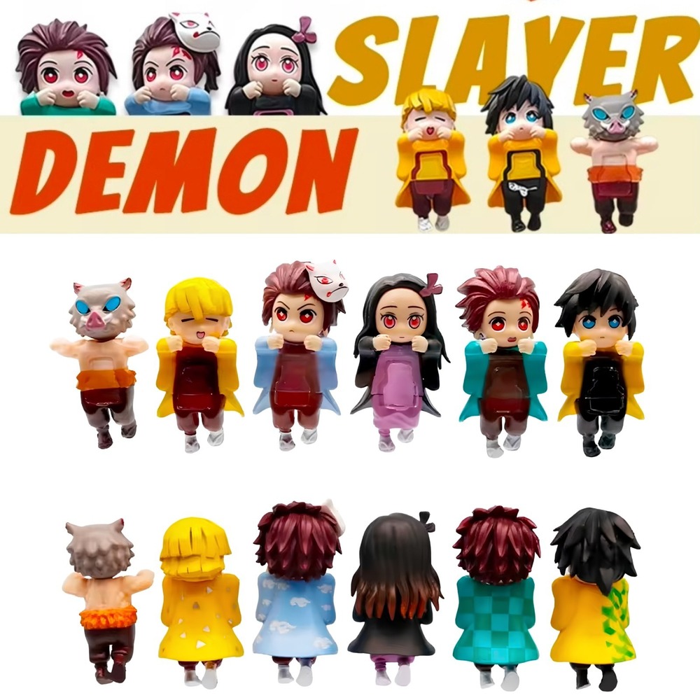 Demon Slayer Nezuko Kamado Phone Buddy Monitor Buddy Phone Peeker Figurine NEW - Picture 6 of 9